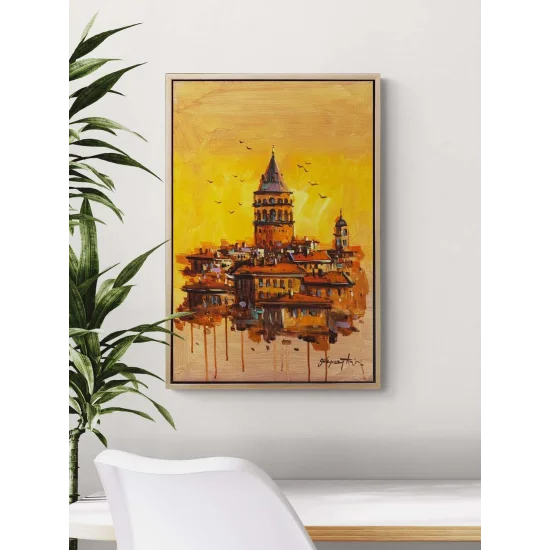 Kuleye Doğru Yağlı Boya Tablosu