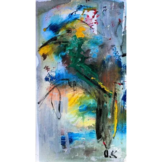 Kuşun Rüyası Yağlı Boya Tablosu