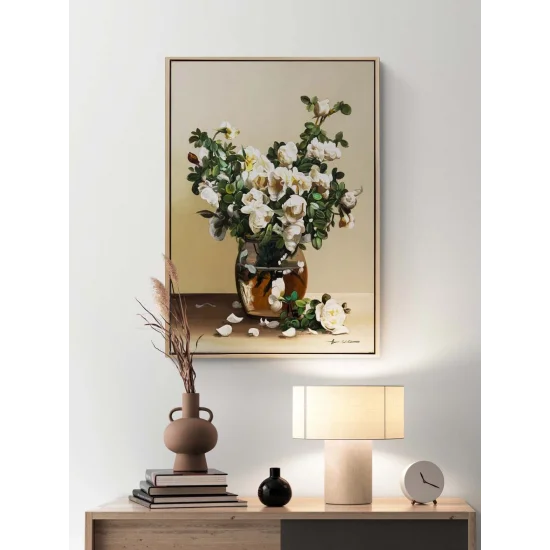 Magnolia Still Life Oil Painting
