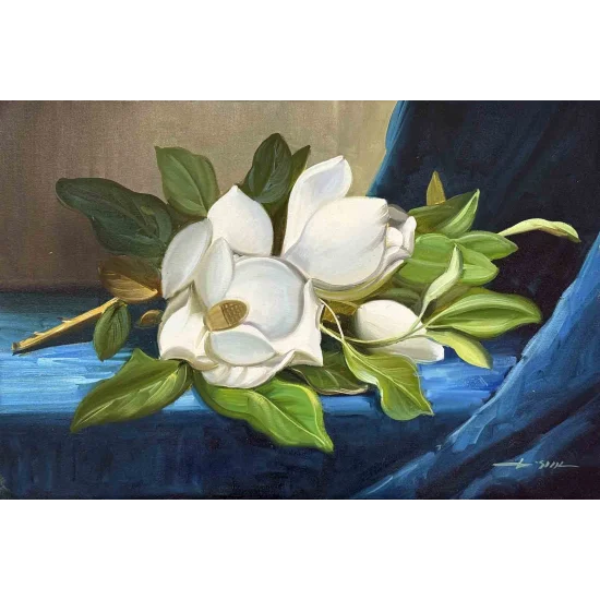 Magnolias Oil Painting