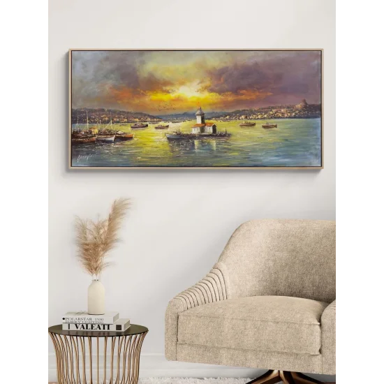 Fairy-Tale Maiden’s Tower Oil Painting