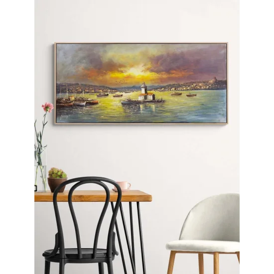 Fairy-Tale Maiden’s Tower Oil Painting