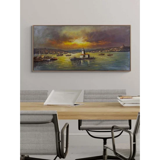 Fairy-Tale Maiden’s Tower Oil Painting