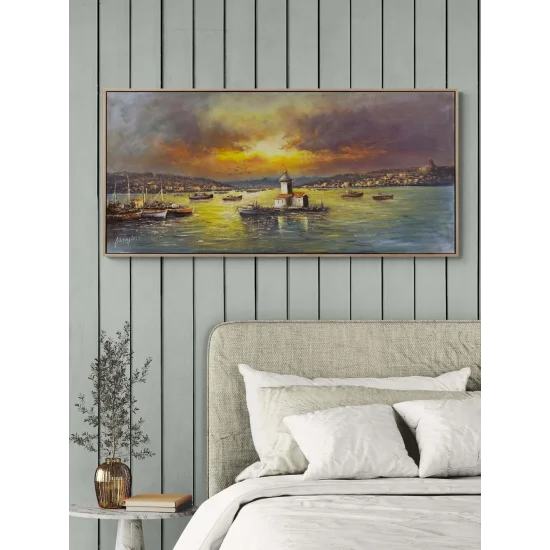 Fairy-Tale Maiden’s Tower Oil Painting