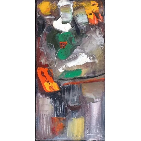 Maskenin Ötesinde Yağlı Boya Tablosu