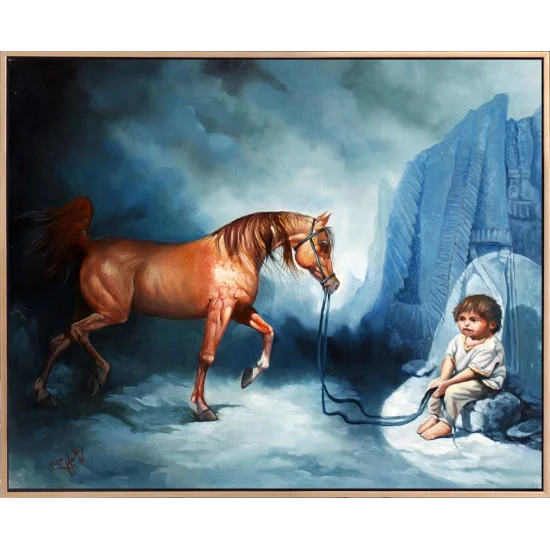 Masum Esaret Yağlı Boya Tablosu