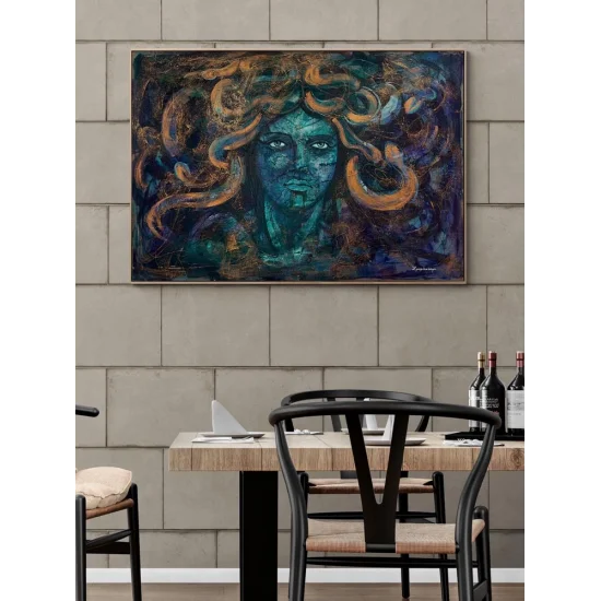 Medusanın Gözleri Yağlı Boya Tablosu