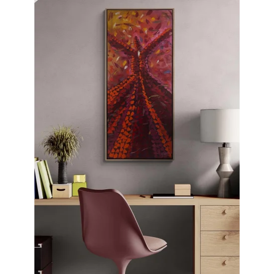 Mevlana’nın İzinde Yağlı Boya Tablosu