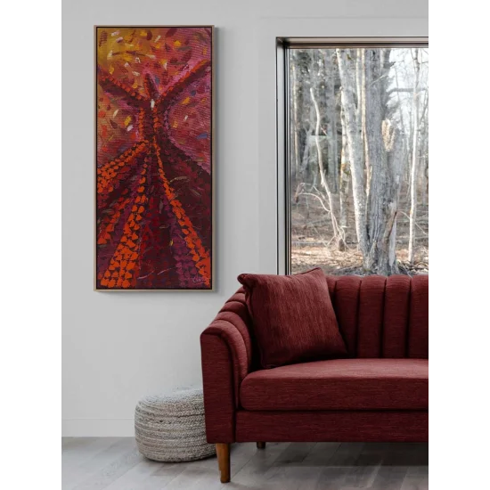 Mevlana’nın İzinde Yağlı Boya Tablosu