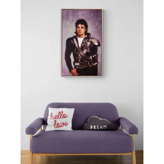 Michael Jackson Dansın Ritmi Yağlı Boya Tablosu