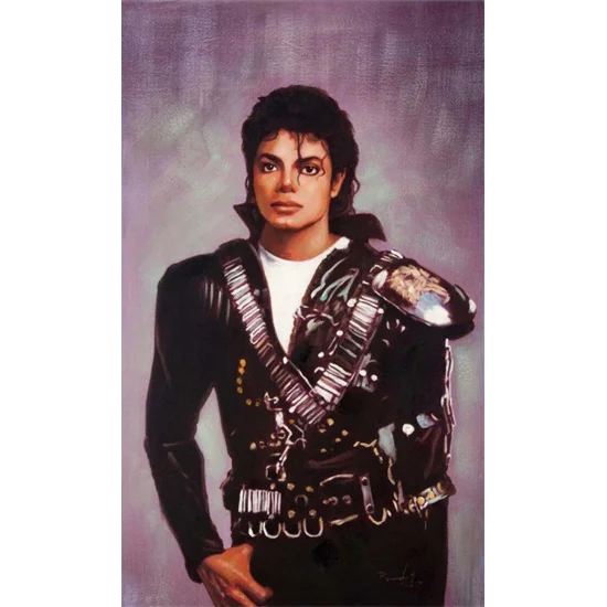 Michael Jackson Dansın Ritmi Yağlı Boya Tablosu