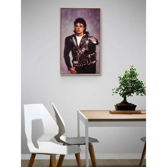 Michael Jackson Dansın Ritmi Yağlı Boya Tablosu
