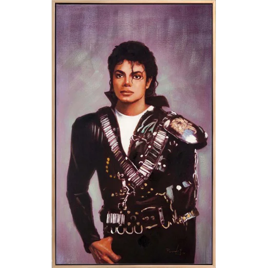 Michael Jackson Dansın Ritmi Yağlı Boya Tablosu