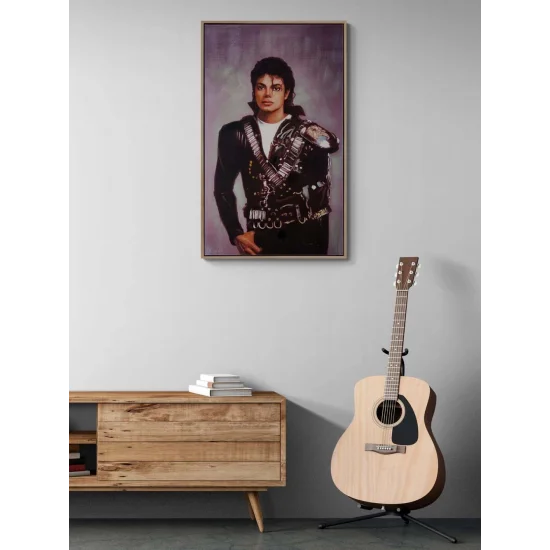 Michael Jackson Dansın Ritmi Yağlı Boya Tablosu