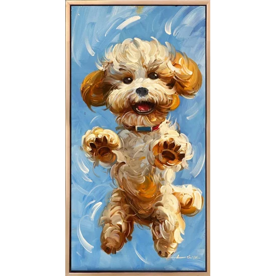 Minik Patiler Yağlı Boya Tablosu