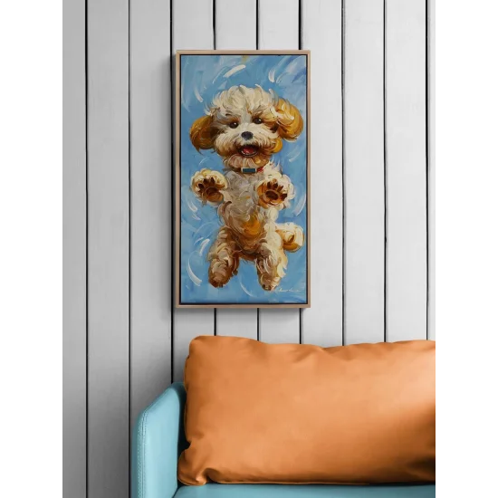 Minik Patiler Yağlı Boya Tablosu