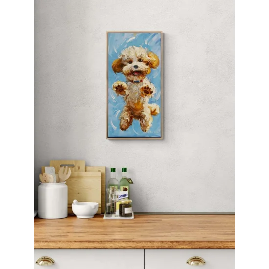 Minik Patiler Yağlı Boya Tablosu