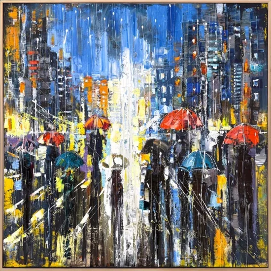 Traces of Yellow Dreams Oil Painting