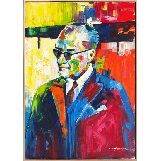 Modernite Atatürk Yağlı Boya Tablosu