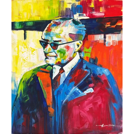 Modernite Atatürk Yağlı Boya Tablosu