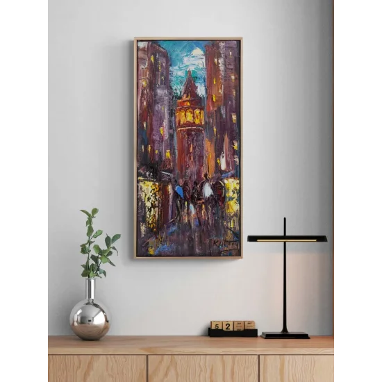 Modernity in Galata Oil Painting