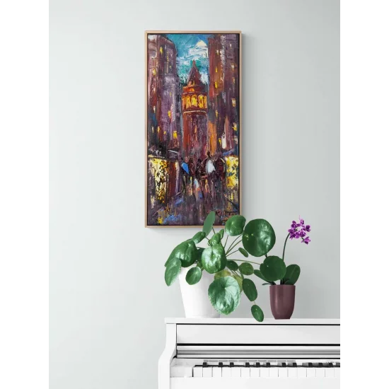 Modernity in Galata Oil Painting
