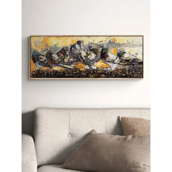 Muhabbet Vakti Yağlı Boya Tablosu