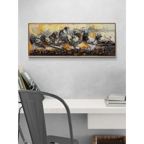 Muhabbet Vakti Yağlı Boya Tablosu