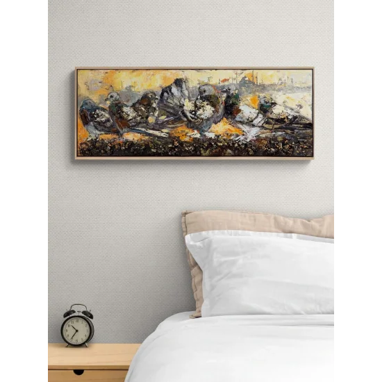 Muhabbet Vakti Yağlı Boya Tablosu