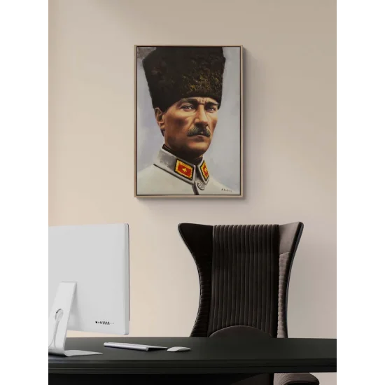 Mustafa Kemal Pasha Oil Painting