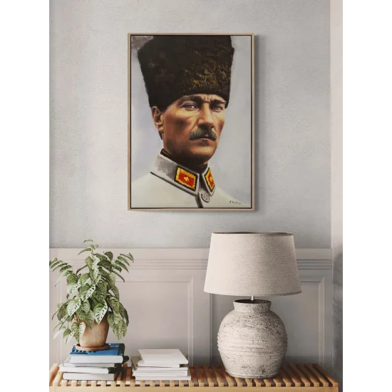 Mustafa Kemal Pasha Oil Painting