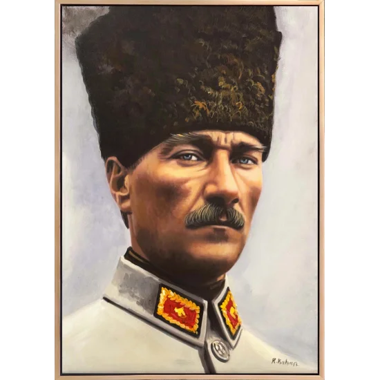Mustafa Kemal Pasha Oil Painting