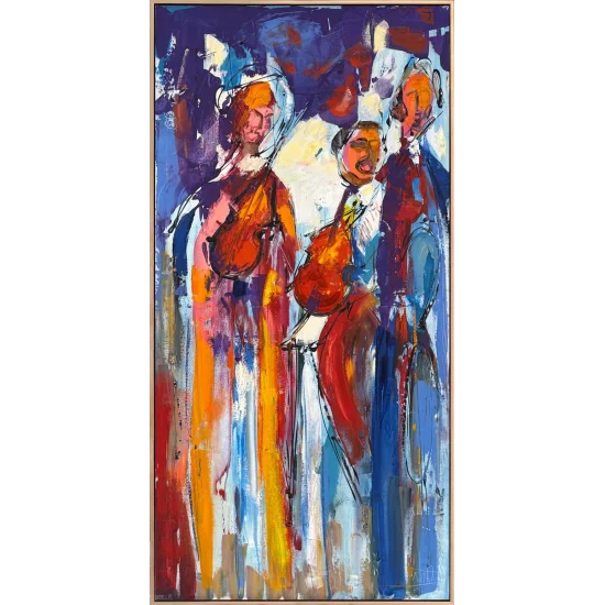 Mutlu Aile Yağlı Boya Tablosu