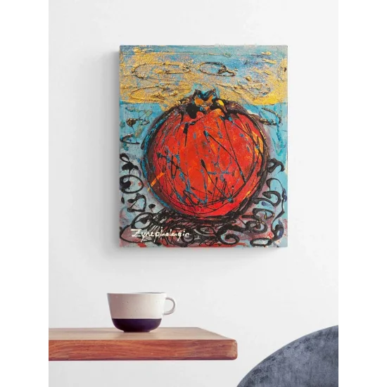 Narın İçindeki Ateş Yağlı Boya Tablosu