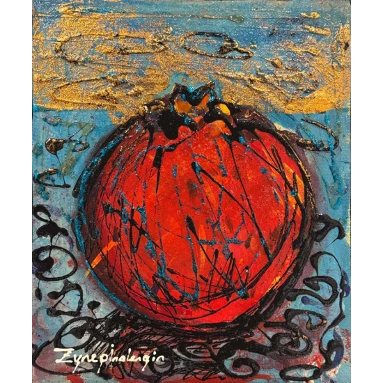 Narın İçindeki Ateş Yağlı Boya Tablosu