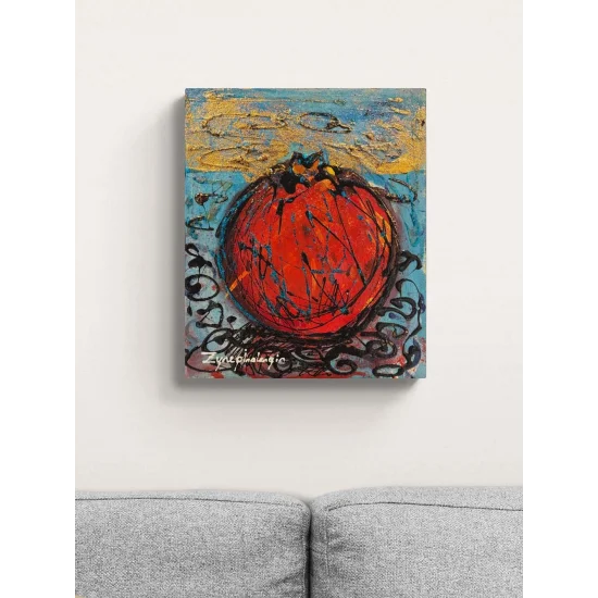 Narın İçindeki Ateş Yağlı Boya Tablosu