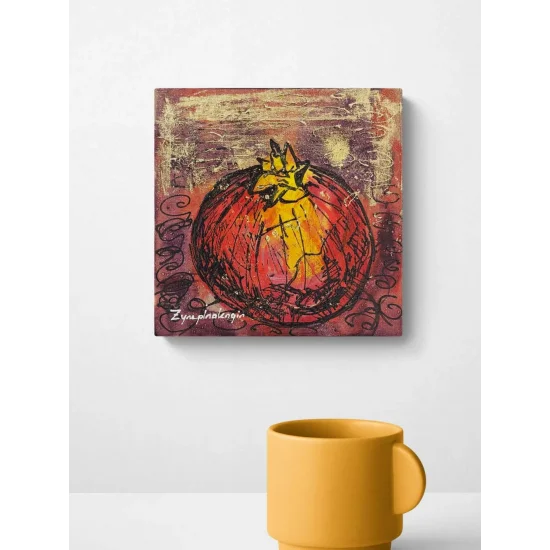 Narın Kalbi Yağlı Boya Tablosu