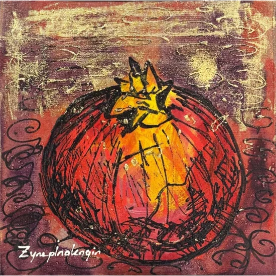 Narın Kalbi Yağlı Boya Tablosu