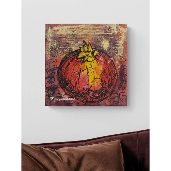 Narın Kalbi Yağlı Boya Tablosu