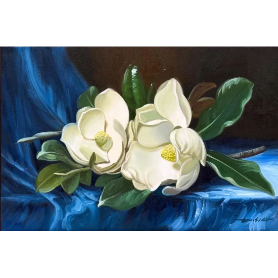 Narin Manolya Yağlı Boya Tablosu