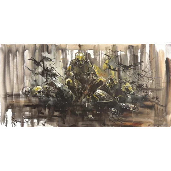 Ölümün Nöbetçisi Yağlı Boya Tablosu