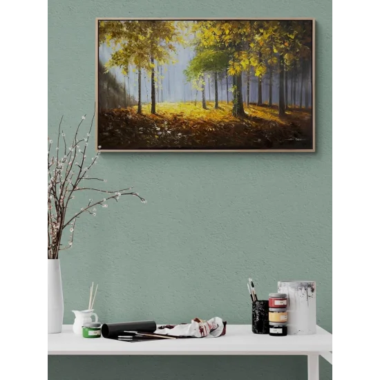 Ormanın Sırrı Yağlı Boya Tablosu