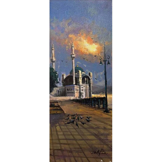 Quietude of Ortaköy Mosque Oil Painting