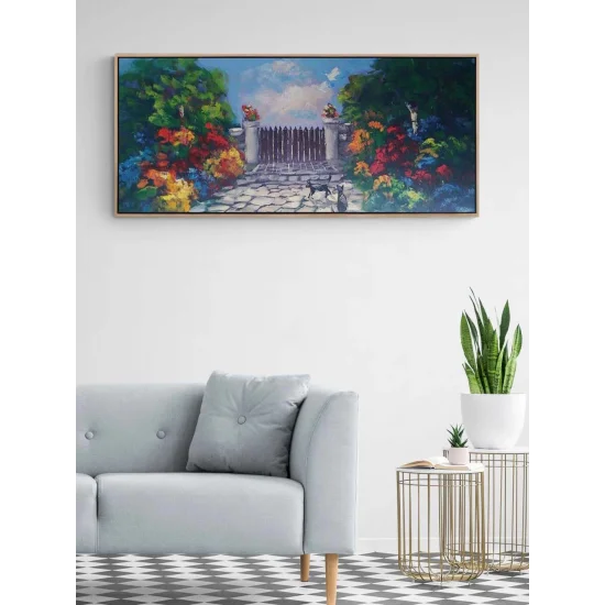 Ötelerin Kapısı Yağlı Boya Tablosu