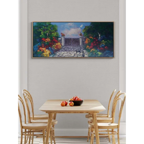 Ötelerin Kapısı Yağlı Boya Tablosu