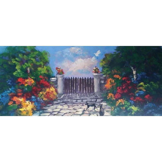 Ötelerin Kapısı Yağlı Boya Tablosu