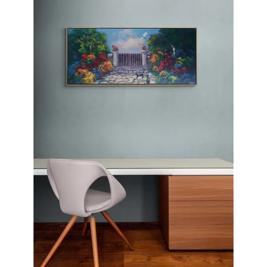 Ötelerin Kapısı Yağlı Boya Tablosu