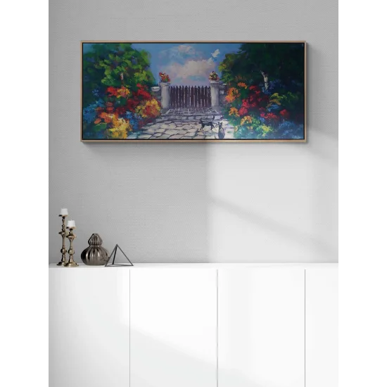 Ötelerin Kapısı Yağlı Boya Tablosu