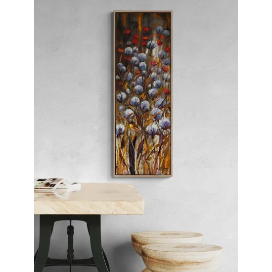 Pamuk Tarlasında Sessizlik Yağlı Boya Tablosu