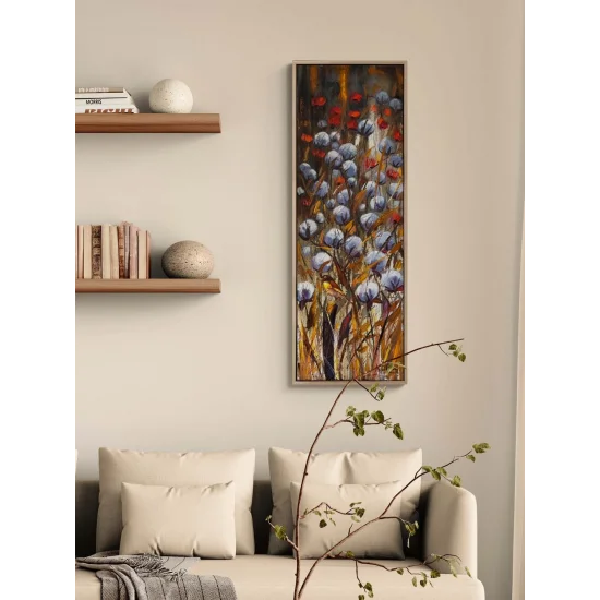 Pamuk Tarlasında Sessizlik Yağlı Boya Tablosu